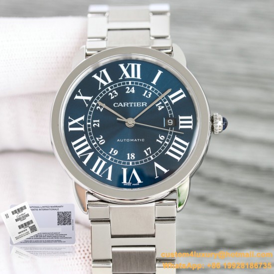 Ronde Solo Date 42mm SS/SS White Dial AF MY9015