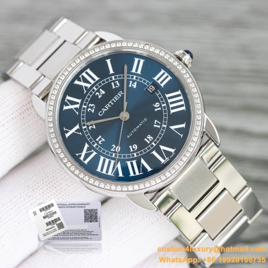 Ronde Solo Date 42mm SS/SS White Dial AF MY9015