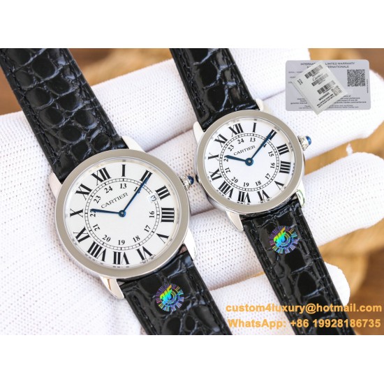 Ronde Solo Date 30mm/36mm SS/LE White Dial 3WF MY9015