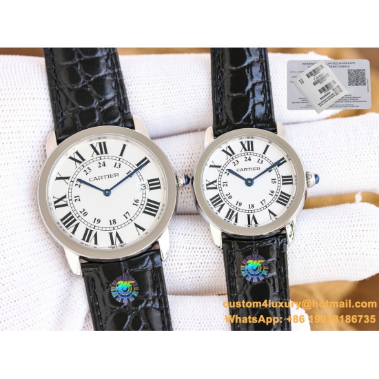 Ronde Solo Date 30mm/36mm SS/LE White Dial 3WF MY9015