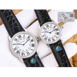 Ronde Solo Date 30mm/36mm Diamonds SS/LE White Dial 3WF MY9015