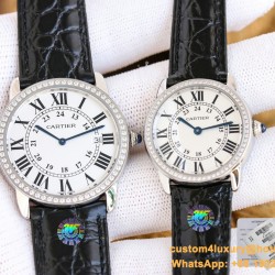 Ronde Solo Date 30mm/36mm Diamonds SS/LE White Dial 3WF MY9015