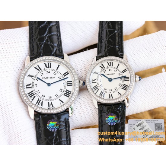 Ronde Solo Date 30mm/36mm SS/LE White Dial 3WF MY9015