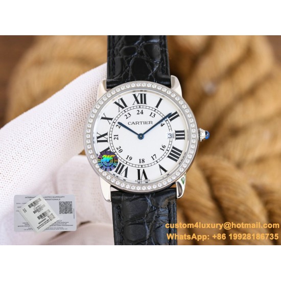 Ronde Solo Date 30mm/36mm SS/LE White Dial 3WF MY9015