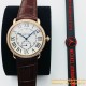 Cartier Ronde Louis 40mm Diamonds RG/LE White Dial RMN EGF 1904-PS