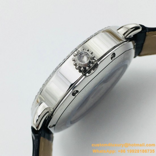 Cartier Ronde Louis 40mm Diamonds SS/LE White Dial RMN EGF 1904-PS