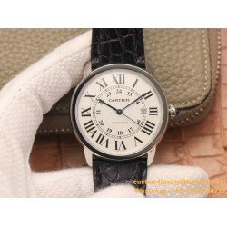 Ronde Solo Date 42mm SS/LE White Dial A8F MY9015