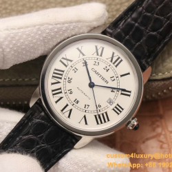 Ronde Solo Date 42mm SS/LE White Dial A8F MY9015