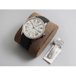 Ronde Solo Date 42mm SS/LE White Dial TWF MY9015