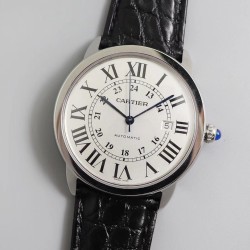 Ronde Solo Date 42mm SS/LE White Dial TWF MY9015