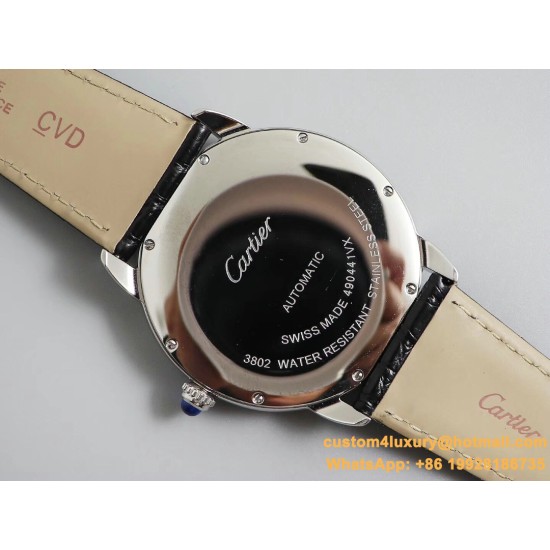 Ronde Solo Date 42mm SS/LE White Dial TWF MY9015