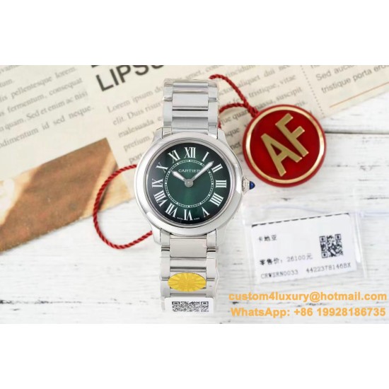 Ronde Must 29mm SS/SS Green Dial AF Quartz