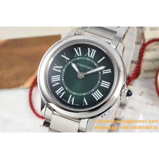 Ronde Must 29mm SS/SS Green Dial AF Quartz