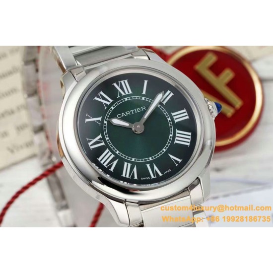 Ronde Must 29mm SS/SS Green Dial AF Quartz