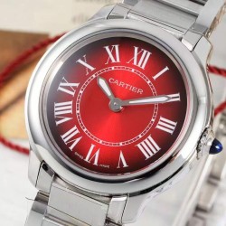 Ronde Must 29mm SS/SS Red Dial AF Quartz
