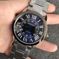 Ronde Solo Date 42mm SS/SS Blue Dial AF MY9015