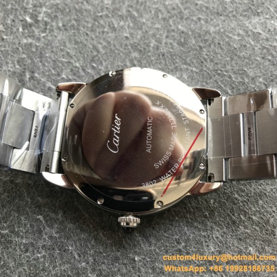 Ronde Solo Date 42mm SS/SS Blue Dial AF MY9015