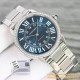 Ronde Solo Date 42mm Diamonds SS/SS White Dial AF MY9015