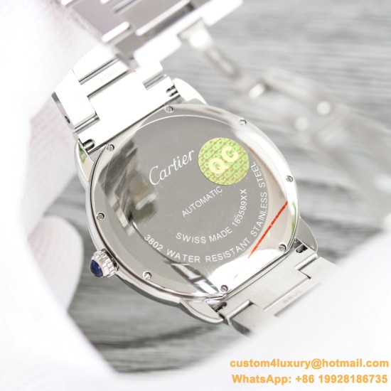 Ronde Solo Date 42mm Diamonds SS/SS White Dial AF MY9015