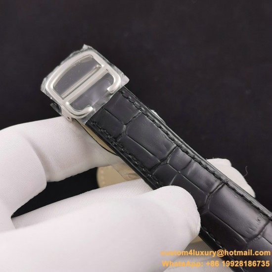 Cartier - Rotonde De Cartier Tourb HPI00593 SS/LE White/Diam BBR Asia Tourb