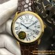 Ronde Solo Date 42mm YG/LE White Dial GBF MY9015
