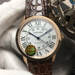Ronde Solo Date 42mm RG/LE White Dial GBF MY9015