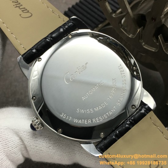 Ronde Solo Date 42mm Dia SS/LE White Dial GBF MY9015