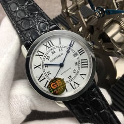 Ronde Solo Date 42mm SS/LE White Dial GBF MY9015