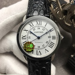 Ronde Solo Date 42mm SS/LE White Dial GBF MY9015