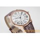 Ronde Solo Date 42mm Dia RG/LE White Dial AF MY9015