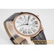 Ronde Solo Date 42mm Dia RG/LE White Dial AF MY9015