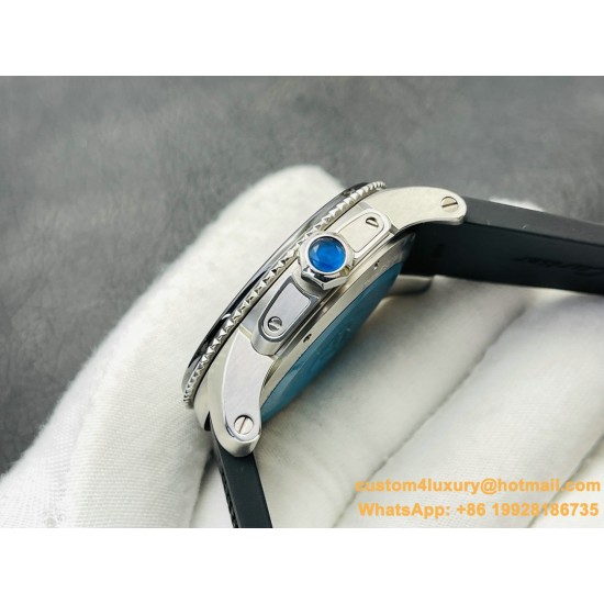 Cartier - Calibre de Cartier 42mm SS/RU Black V9F 1:1 Asia 23J Mod