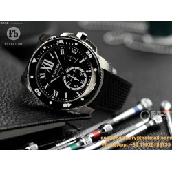 Cartier - Calibre de Cartier 42mm SS/RU Black F5F 1:1 Cal.1904-PS