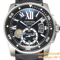Cartier - Calibre de Cartier 42mm SS/RU Black F5F 1:1 Cal.1904-PS