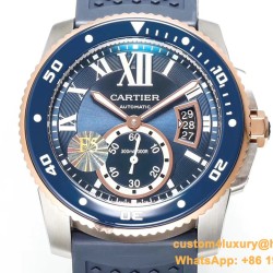 Cartier - Calibre de Cartier 42mm RG/SS/RU Blue F5F 1:1 Cal.1904-PS