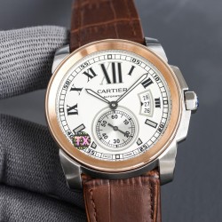 Cartier - Calibre de Cartier RG/LE White Dail/RMN TXF Cal.1904-PS