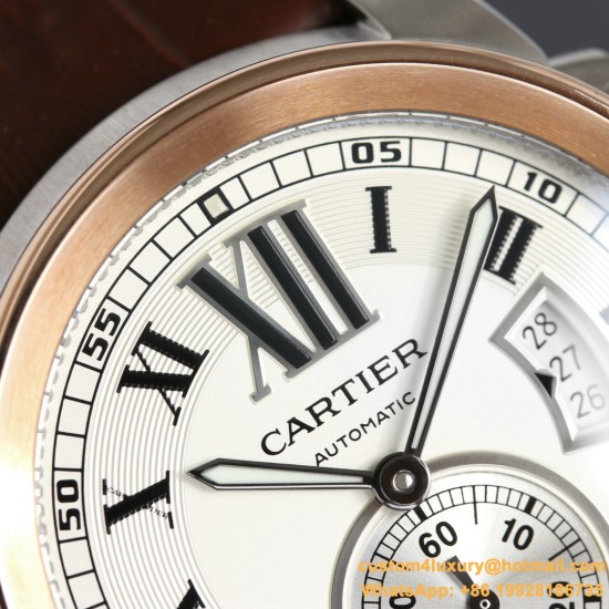Cartier - Calibre de Cartier RG/LE White Dail/RMN TXF Cal.1904-PS