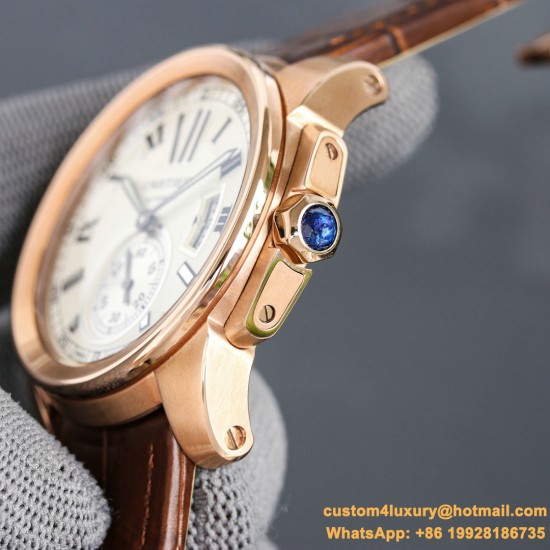 Cartier - Calibre de Cartier RG/LE White Dail/RMN TXF Cal.1904-PS