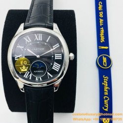 Drive De Cartier Moonphase 40mm SS/LE Black Dial EGF MY9015