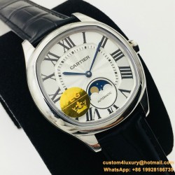 Drive De Cartier Moonphase 40mm SS/LE White Dial EGF MY9015