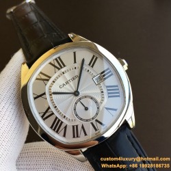 Drive De Cartier WSNM0004 40mm SS/LE White Dial TWF