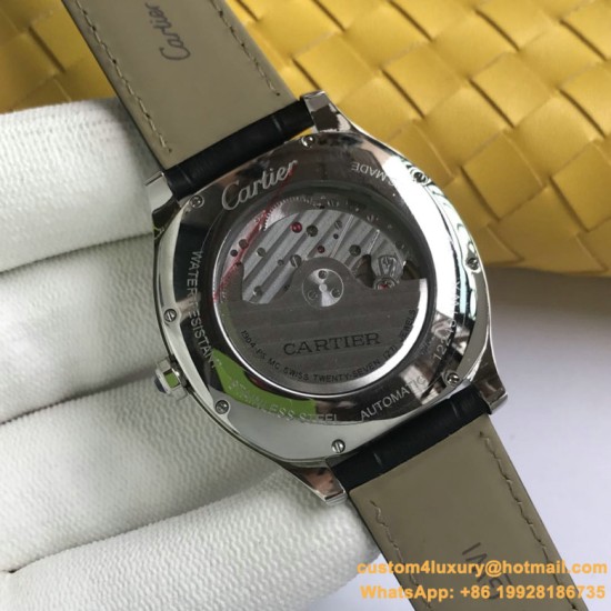 Drive De Cartier WSNM0004 40mm SS/LE White Dial A8F Automatic