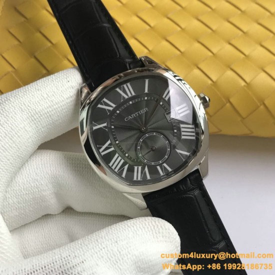 Drive De Cartier WSNM0004 40mm SS/LE Black Dial A8F Automatic
