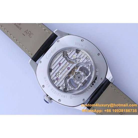 Cartier - Drive De Cartier 41mm Tourbillon SS/LE White Dial BBRF Tourbillon