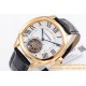 Drive De Cartier 40mm YG/LE White Textured Dial BLSF Tourb