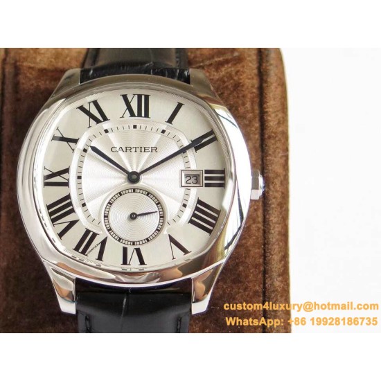 Drive De Cartier WSNM0004 40mm SS/LE White Dial GSF Automatic