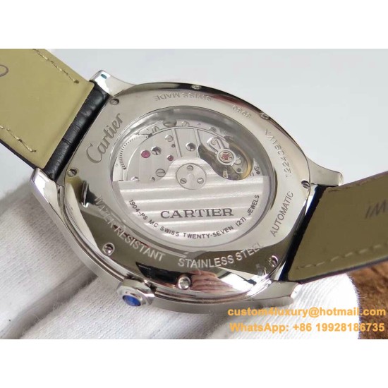 Drive De Cartier WSNM0004 40mm SS/LE White Dial GSF Automatic