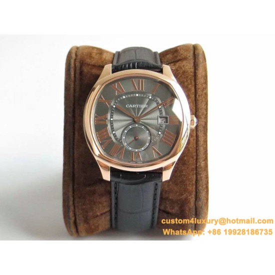 Drive De Cartier WSNM0004 40mm RG/LE Black Dial GSF Automatic