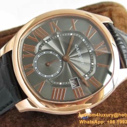 Drive De Cartier WSNM0004 40mm RG/LE Black Dial GSF Automatic