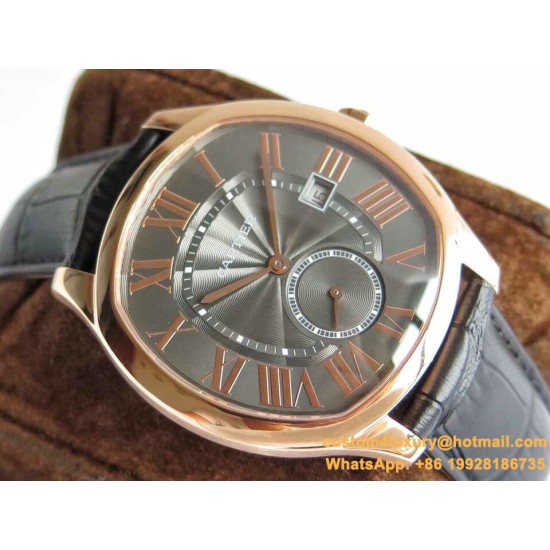Drive De Cartier WSNM0004 40mm RG/LE Black Dial GSF Automatic